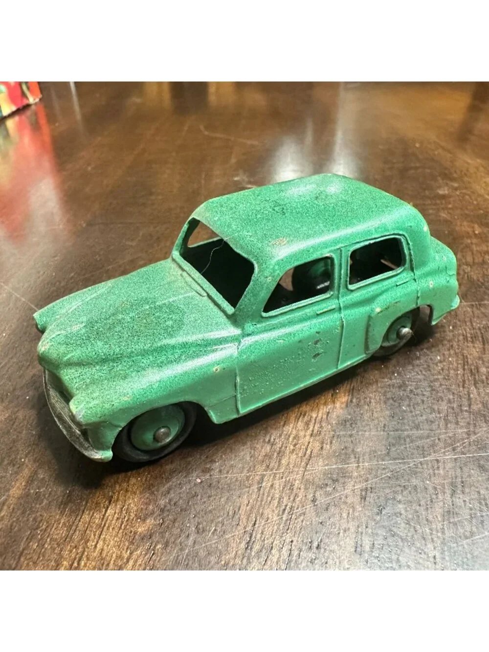 Vintage Dinky Toys Car Green Hillman Minx Die Cast Metal Models
